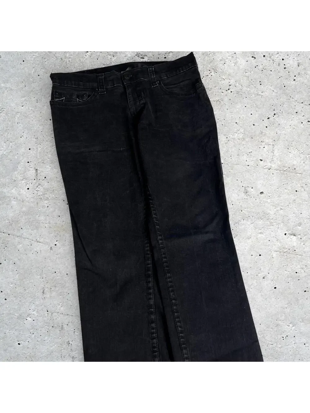 GENO True Religion Relaxed Slim Straight Leg Jeans Size 38